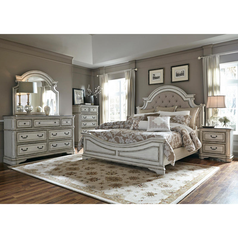 Liberty Furniture Industries Inc. Magnolia Manor 244-BR-QUBDM 5 pc Queen Upholstered Bedroom Set IMAGE 1