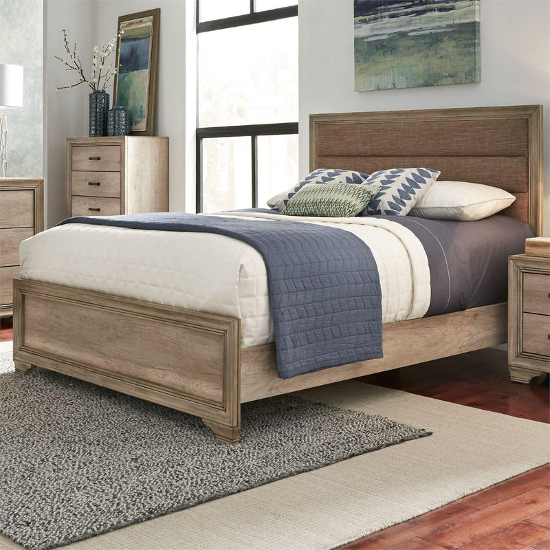 Liberty Furniture Industries Inc. Sun Valley 439-BR-QUBDM 5 pc Queen Upholstered Bedroom Set IMAGE 2