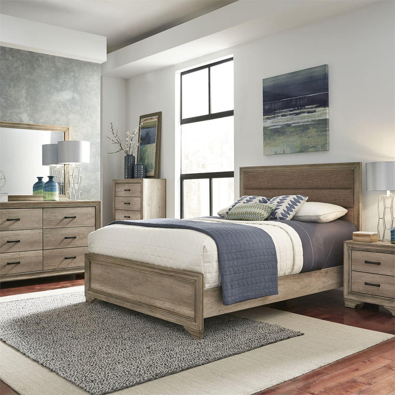 Liberty Furniture Industries Inc. Sun Valley 439-BR-QUBDMCN 7 pc Queen Upholstered Bedroom Set IMAGE 1