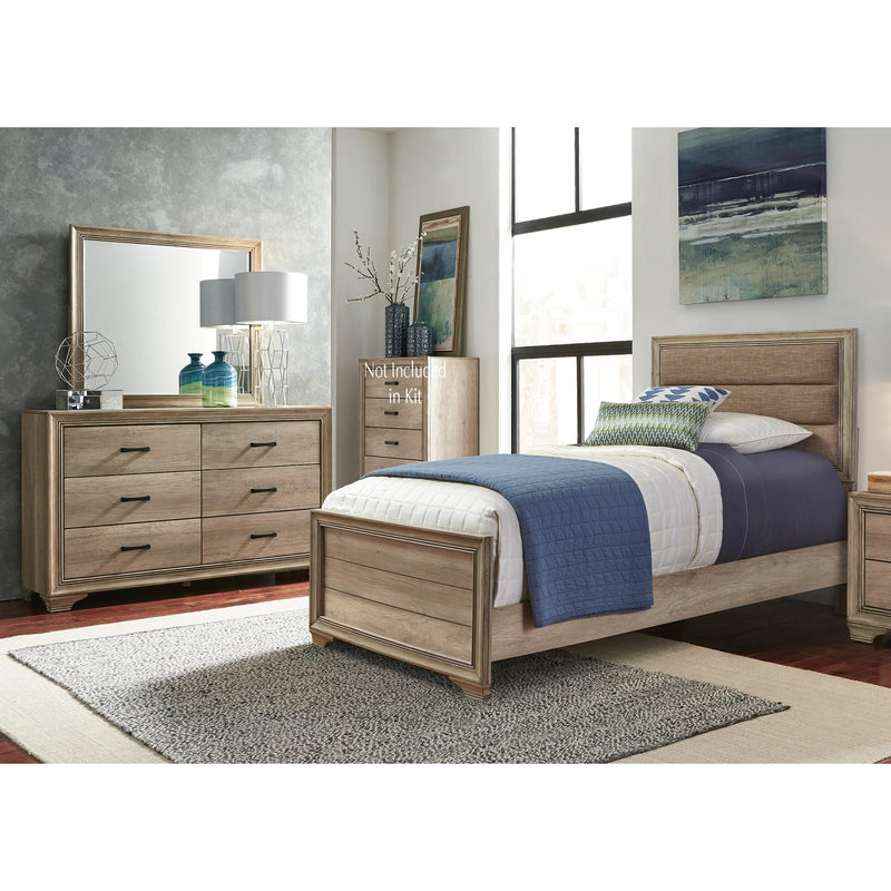 Liberty Furniture Industries Inc. Sun Valley 439-BR-TUBDM 5 pc Twin Upholstered Bedroom Set IMAGE 1