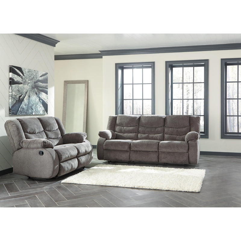 Signature Design by Ashley Tulen 98606U1 2 pc Reclining Living Room Set IMAGE 3