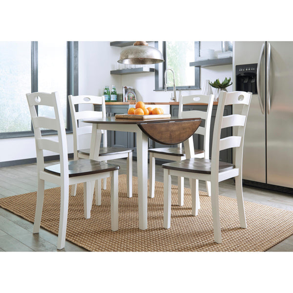 Signature Design by Ashley Woodanville D335D3 5 pc Dining Set IMAGE 1