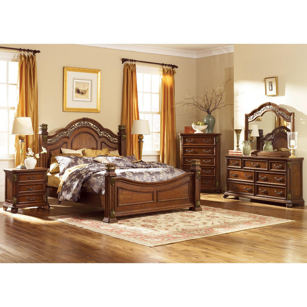 Liberty Furniture Industries Inc. Messina Estates 737-BR-KPSDM 5 pc King Poster Bedroom Set IMAGE 1