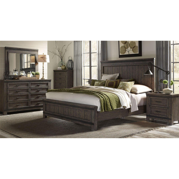 Liberty Furniture Industries Inc. Thornwood Hills 759-BR-KPBDMC 6 pc King Panel Bedroom Set IMAGE 1