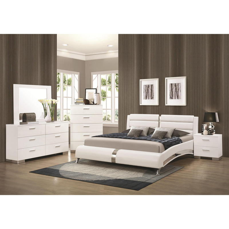 Coaster Furniture Felicity 300345KE 6 pc King Upholstered Bedroom Set IMAGE 1