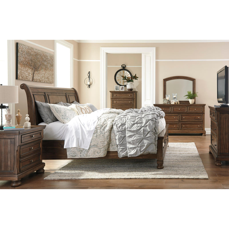 Signature Design by Ashley Flynnter B719 8 pc Queen Sleigh Storage Bedroom Set IMAGE 2