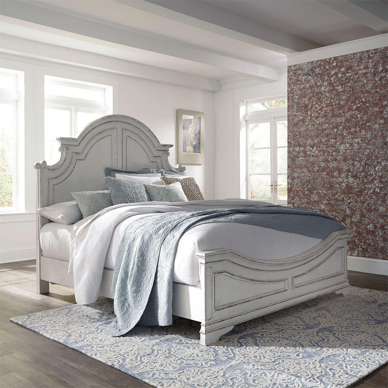 Liberty Furniture Industries Inc. Magnolia Manor 244-BR-KPBDM 5 pc King Panel Bedroom Set IMAGE 2