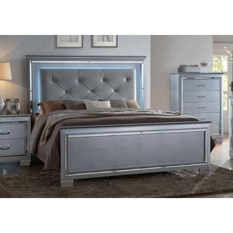 Crown Mark Lillian B7100 7 pc Queen Panel Bedroom Set IMAGE 2