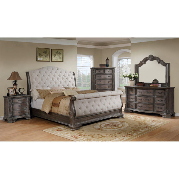 Crown Mark Sheffield B1120-88 7 pc Queen Sleigh Bedroom Set IMAGE 1