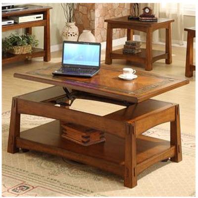 Riverside Furniture Craftsman Home Lift Top Coffee Table 2903 IMAGE 2