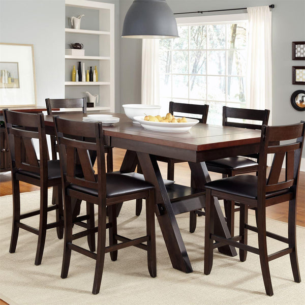 Liberty Furniture Industries Inc. Lawson 116-CD-7GTS 7 pc Counter Height Dining Set IMAGE 1