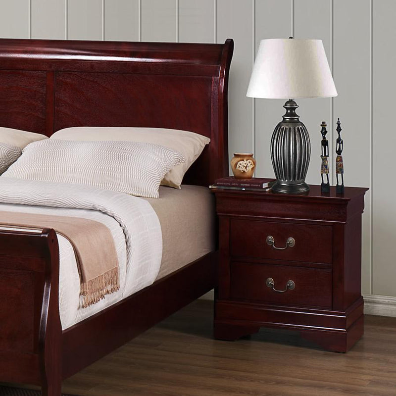 Crown Mark Louis Philip B3850 7 pc Queen Sleigh Bedroom Set IMAGE 4