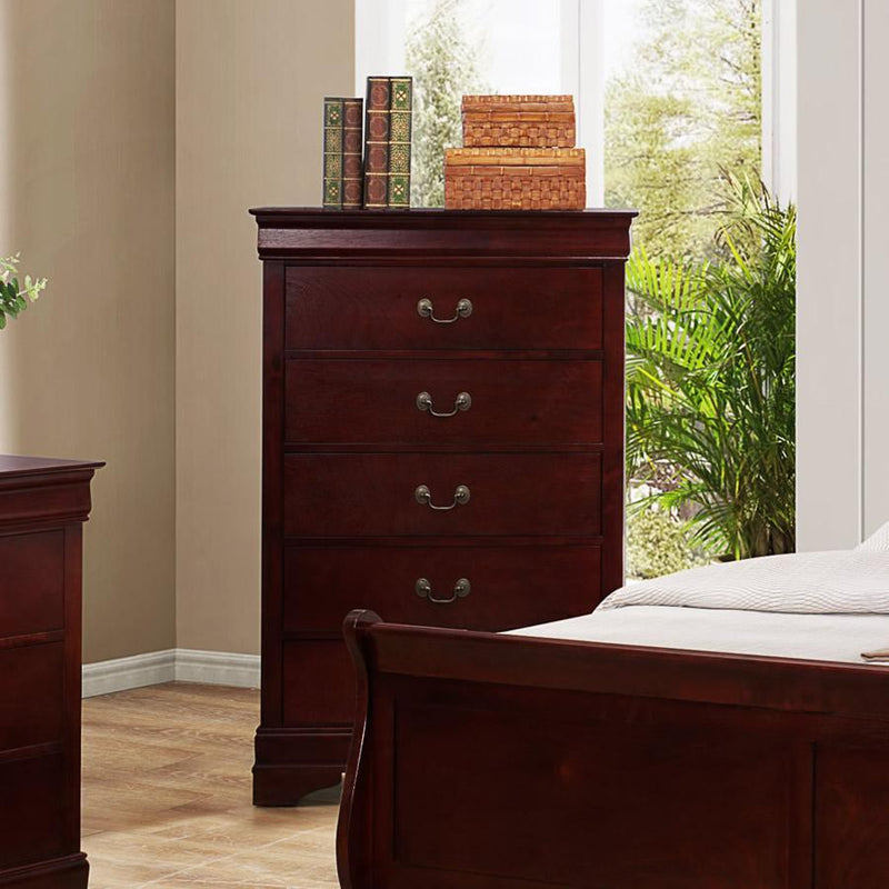 Crown Mark Louis Philip B3850 7 pc Queen Sleigh Bedroom Set IMAGE 5