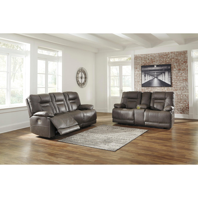 Signature Design by Ashley Wurstrow U54603U1 2 pc Power Reclining Living Room Set IMAGE 2