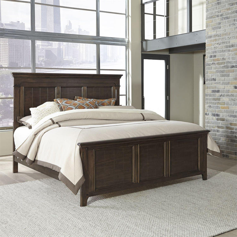 Liberty Furniture Industries Inc. Saddlebrook 184-BR-QPBDMC 6 pc Queen Panel Bedroom Set IMAGE 2