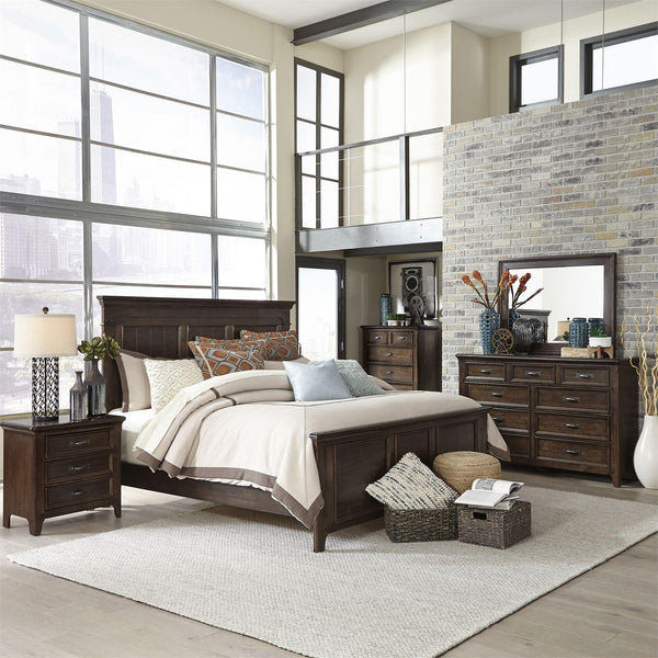 Liberty Furniture Industries Inc. Saddlebrook 184-BR-QPBDMCN 7 pc Queen Panel Bedroom Set IMAGE 1