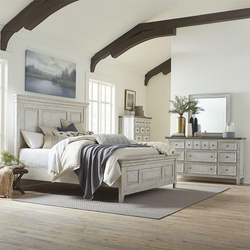 Liberty Furniture Industries Inc. Heartland 824-BR-QPBDMC 6 pc Queen Panel Bedroom Set IMAGE 1