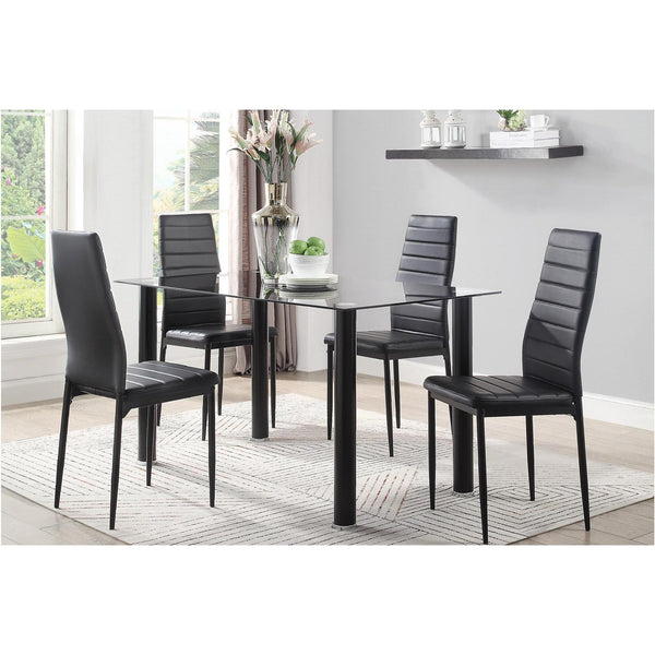 Homelegance Florian 5538BK 7 pc Dining Set IMAGE 1