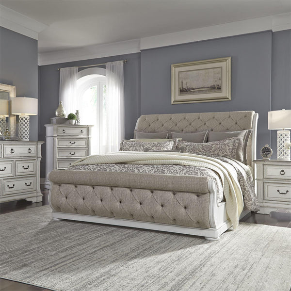 Liberty Furniture Industries Inc. Abbey Park 520-BR-CSLDMCN 7 pc California King Upholstered Sleigh Bedroom Set IMAGE 1