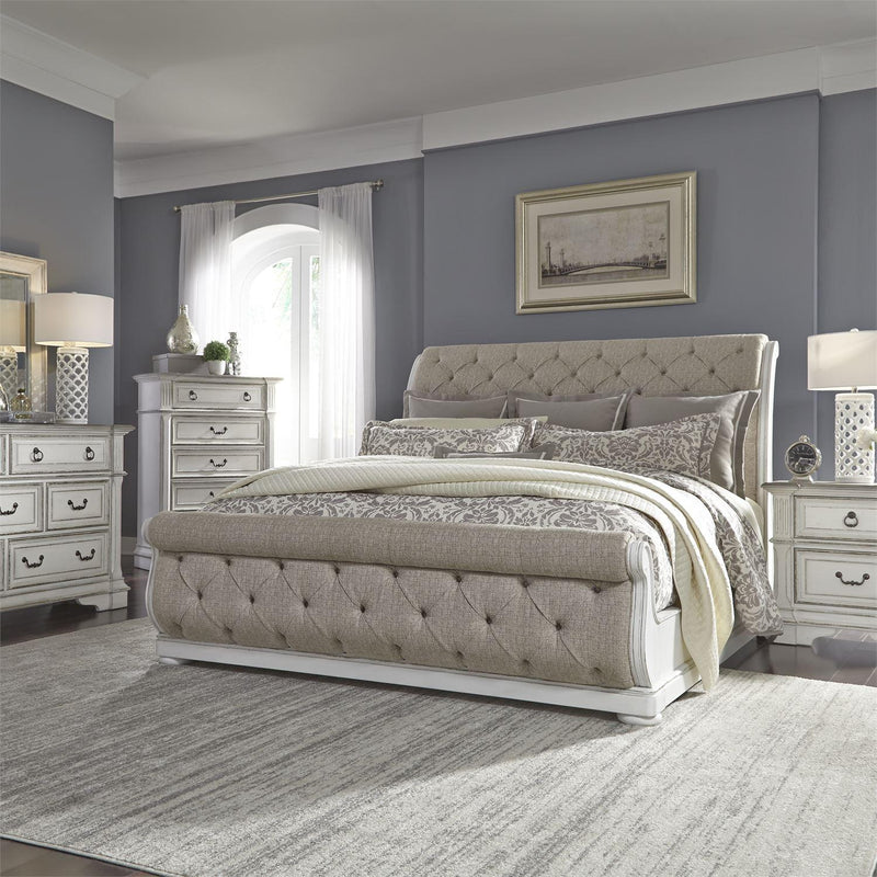 Liberty Furniture Industries Inc. Abbey Park 520-BR-CSLDMCN 7 pc California King Upholstered Sleigh Bedroom Set IMAGE 1