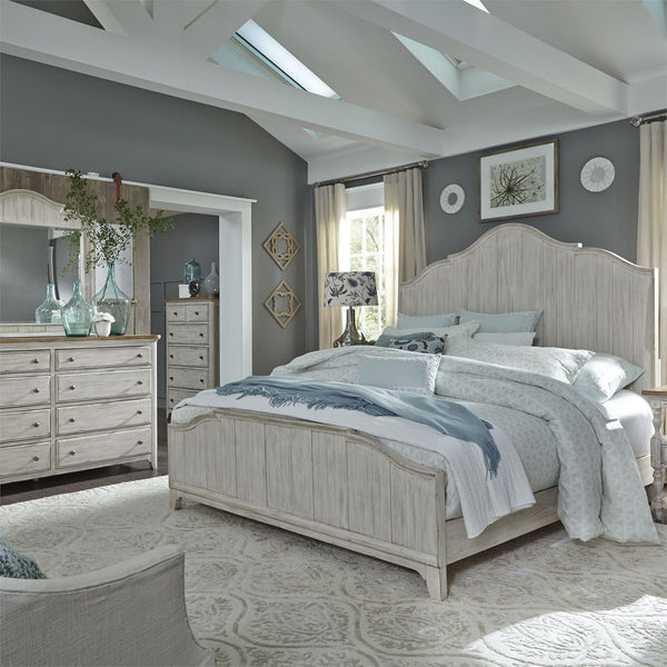 Liberty Furniture Industries Inc. Farmhouse Reimagined 652-BR-CPBDMC 6 pc California King Panel Bedroom Set IMAGE 1