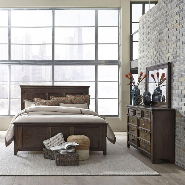 Liberty Furniture Industries Inc. Saddlebrook 184-BR-KPBDM 5 pc King Panel Bedroom Set IMAGE 1