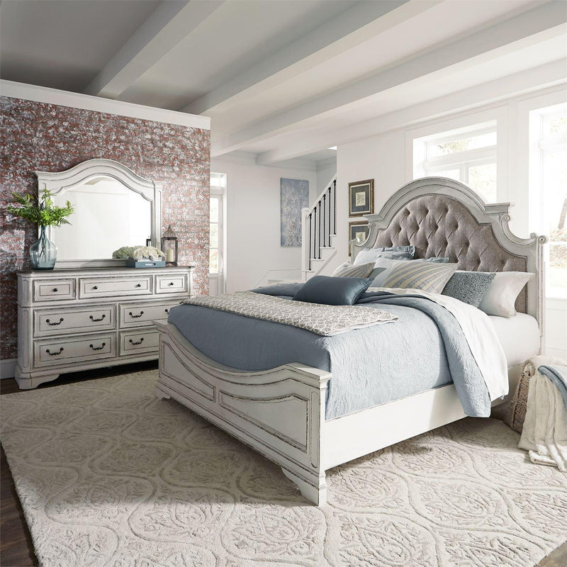 Liberty Furniture Industries Inc. Magnolia Manor 244-BR-CKUBDM 5 pc California King Upholstered Bedroom Set IMAGE 1