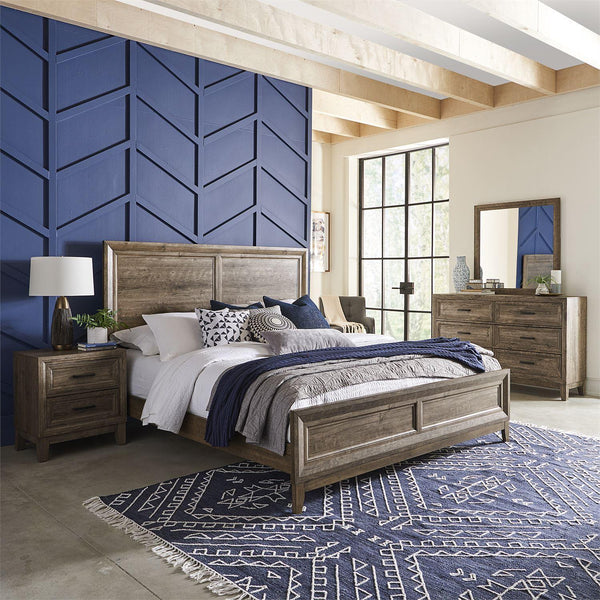 Liberty Furniture Industries Inc. Ridgecrest 384-BR-KPBDMN 6 pc King Panel Bedroom Set IMAGE 1