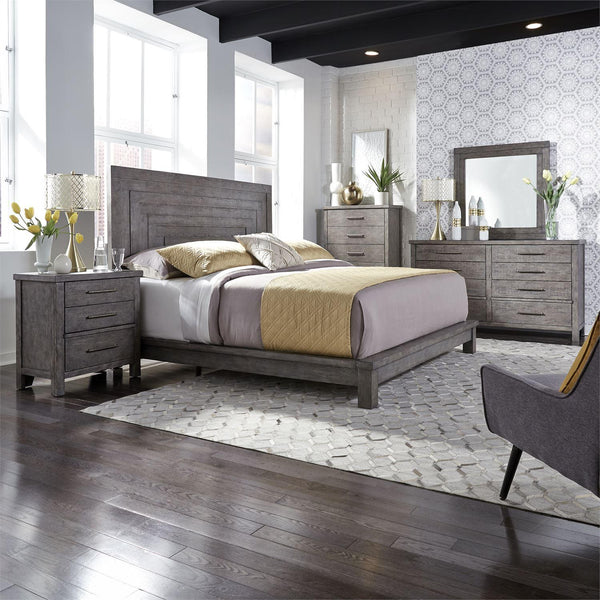 Liberty Furniture Industries Inc. Modern Farmhouse 406-BR-CPLDMCN 7 pc California King Panel Bedroom Set IMAGE 1