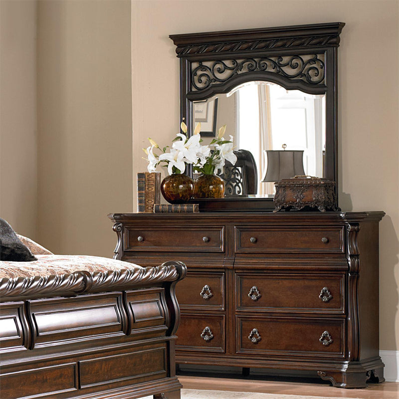 Liberty Furniture Industries Inc. Arbor Place 575-BR-KCSDM 5 pc California King Sleigh Bedroom Set IMAGE 5