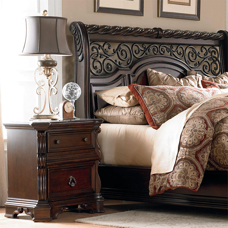 Liberty Furniture Industries Inc. Arbor Place 575-BR-KCSDMCN 7 pc California King Sleigh Bedroom Set IMAGE 7