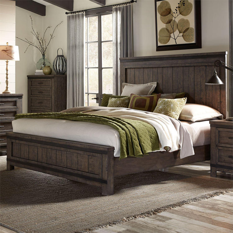 Liberty Furniture Industries Inc. Thornwood Hills 759-BR-CPBDM 5 pc California King Panel Bedroom Set IMAGE 2