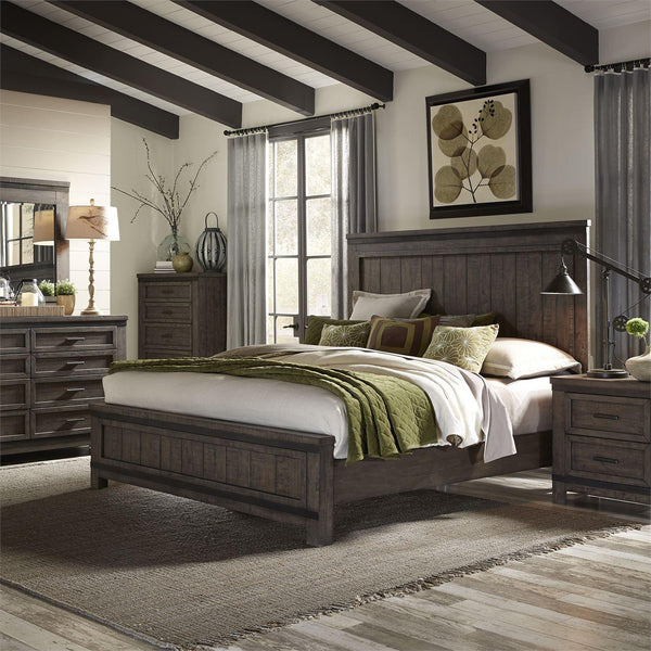 Liberty Furniture Industries Inc. Thornwood Hills 759-BR-CPBDMN 6 pc California King Panel Bedroom Set IMAGE 1