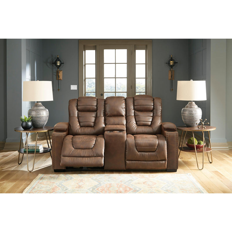 Signature Design by Ashley Owner's Box 24505U4 3 pc Power Reclining Living Room Set IMAGE 3