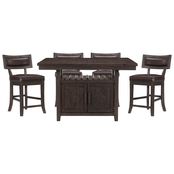 Homelegance Oxton 5655-36 5 pc Counter Height Dining Set IMAGE 1