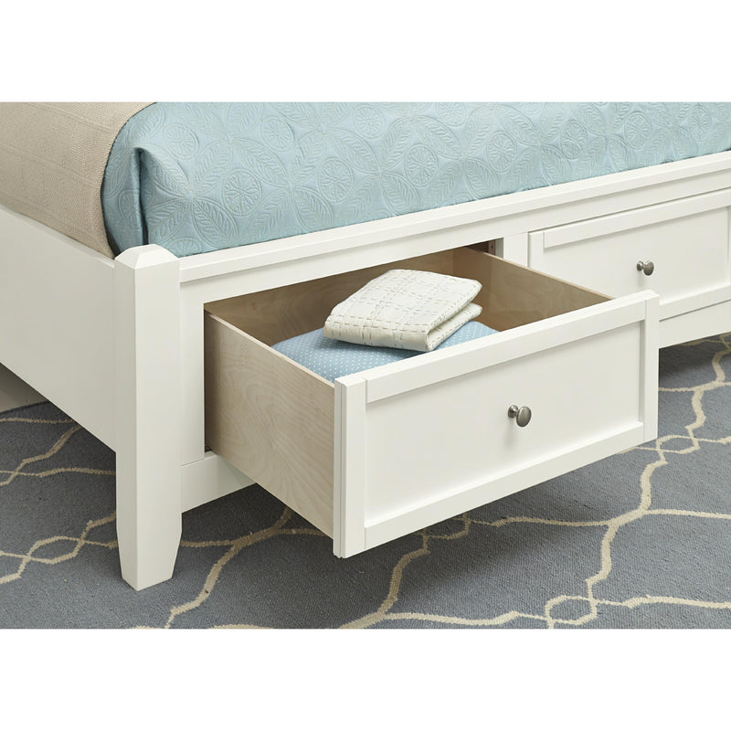 Vaughan-Bassett Bonanza BB29 Full Mansion Storage Bed - White IMAGE 2