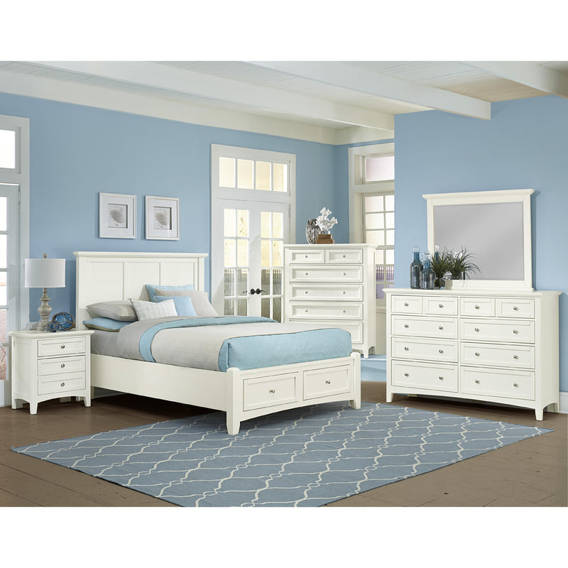 Vaughan-Bassett Bonanza BB29 Full Mansion Storage Bed - White IMAGE 3