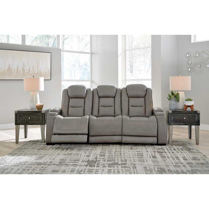 Signature Design by Ashley The Man-Den U85305 2 pc Power Reclining Living Room Set IMAGE 4