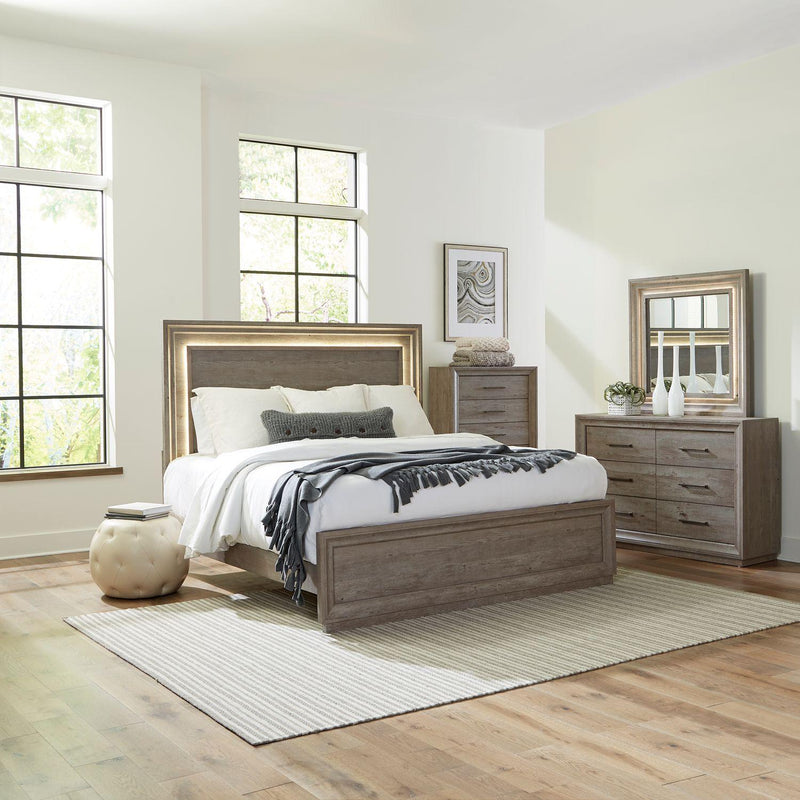 Liberty Furniture Industries Inc. Horizons 272-BR-KPBDMC 6 pc King Panel Bedroom Set IMAGE 1