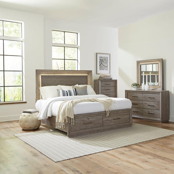 Liberty Furniture Industries Inc. Horizons 272-BR-KSBDMC 6 pc King Storage Bedroom Set IMAGE 1