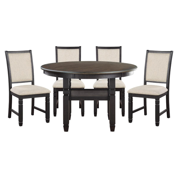 Homelegance Asher 5800BK-36 5 pc Dining Set IMAGE 1