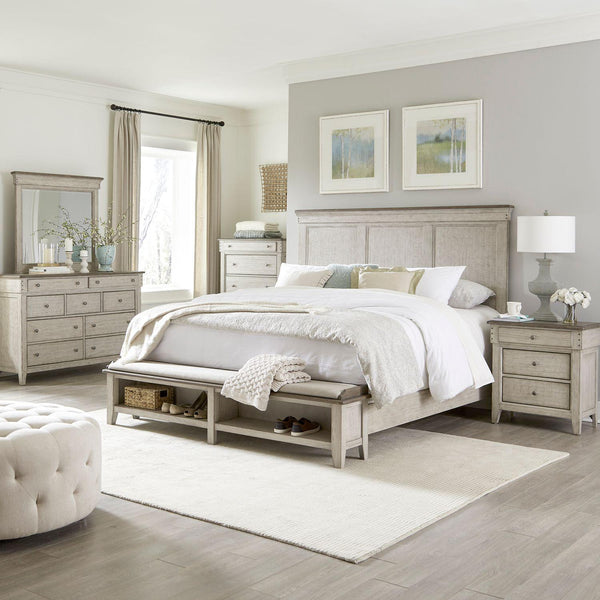 Liberty Furniture Industries Inc. Ivy Hollow 457-BR-KMTDMCN 7 pc King Mantle Bedroom Set IMAGE 1