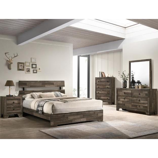 Crown Mark Atticus B6980 7 pc Full Panel Bedroom Set IMAGE 1