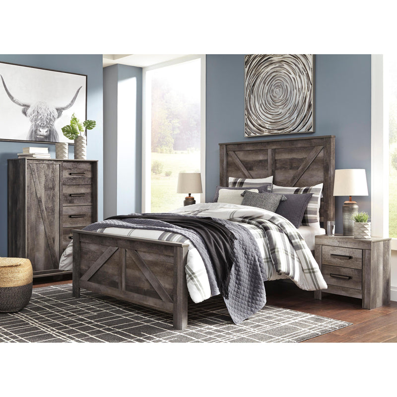 Signature Design by Ashley Wynnlow B440B26 6 pc King Crossbuck Panel Bedroom Set IMAGE 2