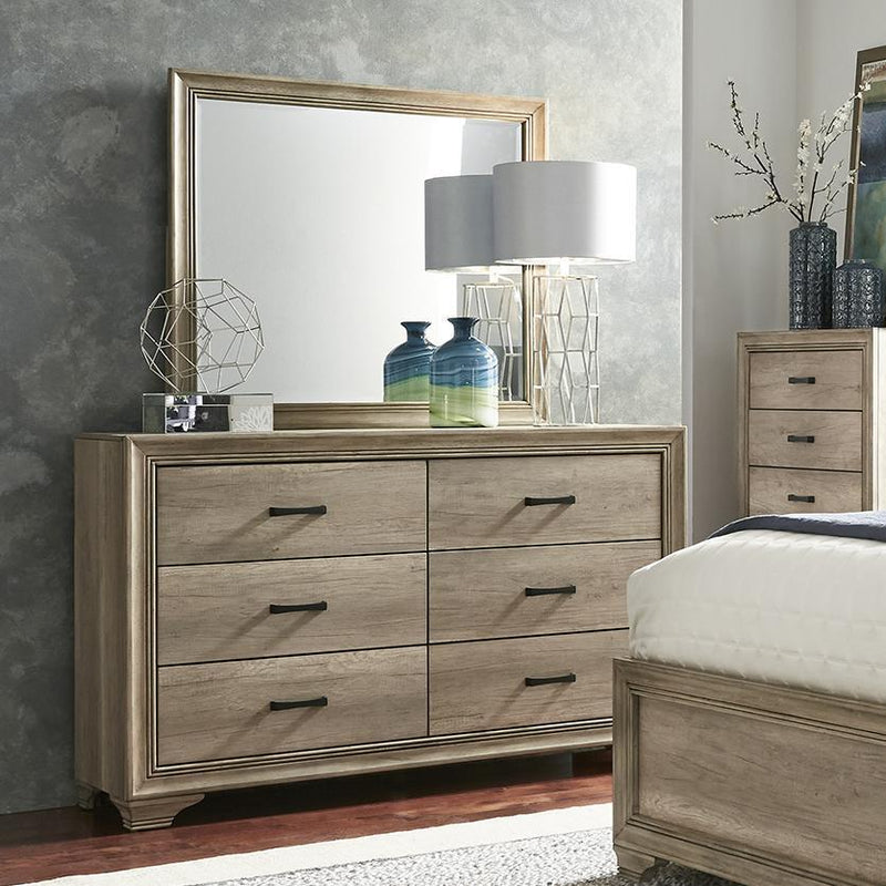 Liberty Furniture Industries Inc. Sun Valley 439-TBR-6PC-K 6 pc Twin Panel Bedroom Set IMAGE 3