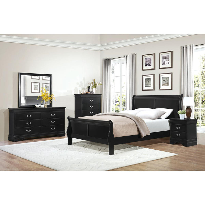 Homelegance Mayville 2-Drawer Nightstand 2147BK-4 IMAGE 4