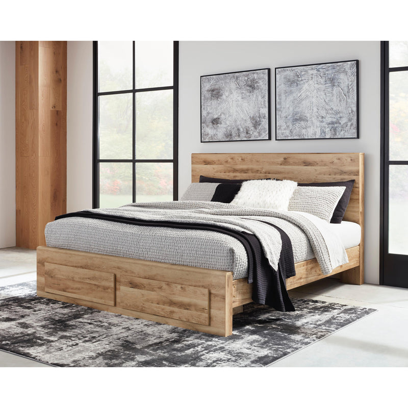 Signature Design by Ashley Hyanna B1050B16 6 pc King Platform Storage Bedroom Set IMAGE 2