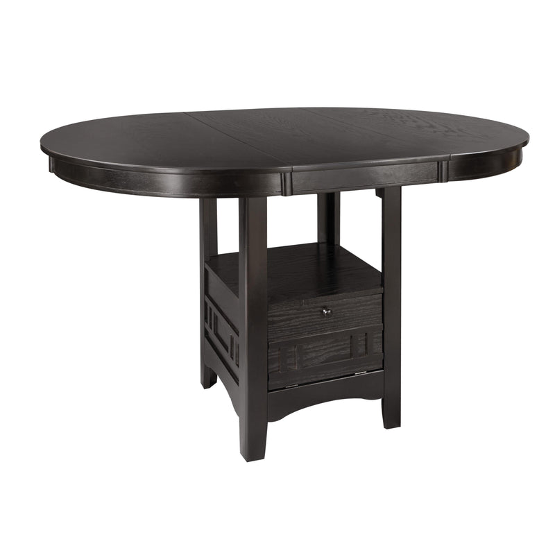 Homelegance Oval Junipero Counter Height Dining Table with Pedestal Base 2423-36 IMAGE 3