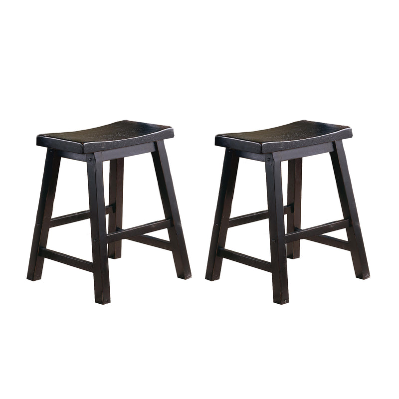 Homelegance Saddleback Stool 5302BK-18 IMAGE 1