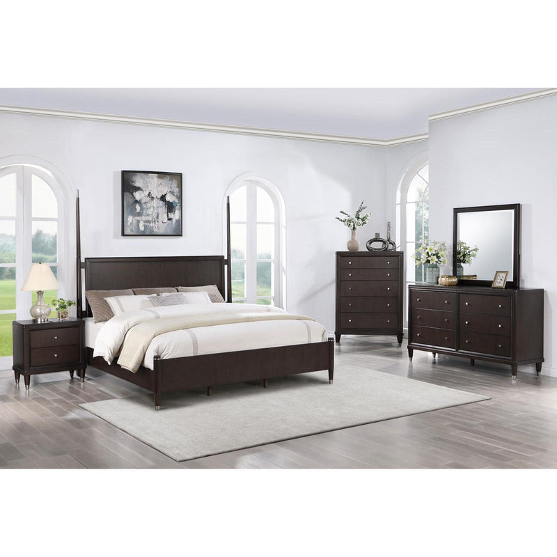 Coaster Furniture Emberlyn 223061KE-S5 7 pc King Poster Bedroom Set IMAGE 2